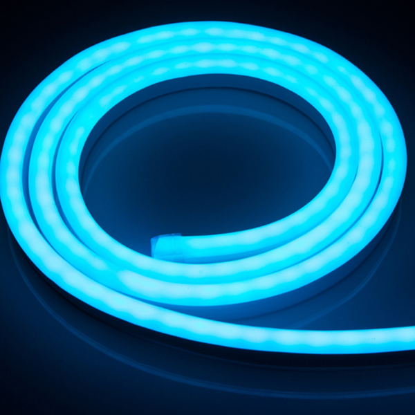 Led Neon Lights 8x16mm 65ft Blue 120v Rope